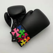 Crucifix Cross Leather Boxing Gloves – Custom Training Design – product image 5