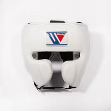 Pure White Elite Leather Boxing Set – Gloves, Headguard & Groin Guard – product image 4
