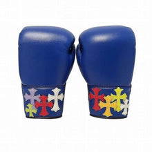 Crucifix Cross Leather Boxing Gloves – Custom Training Design – product image 3