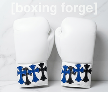 Crucifix Cross Leather Boxing Gloves – Custom Training Design – product image 4