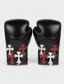 Multicolor Cross Leather Boxing Gloves – product image 2