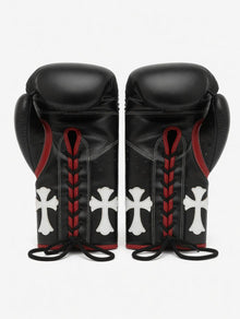 Multicolor Cross Leather Boxing Gloves – product image 4
