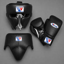 Pure White Elite Leather Boxing Set – Gloves, Headguard & Groin Guard – product image 6
