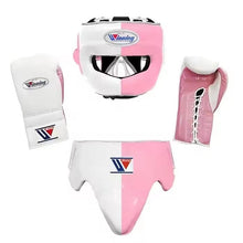 Emerald Elite Leather Boxing Set – Gloves, Headguard & Groin Guard – product image 2