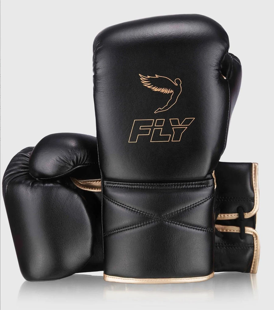 FLY Boxing Gloves – Premium Black Training and Sparring Gloves – product image 1