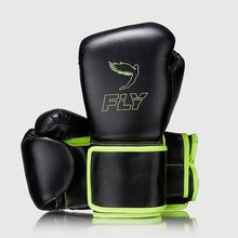 Premium Black/Green Boxing Gloves – Professional Training & Sparring Gloves – product image 1