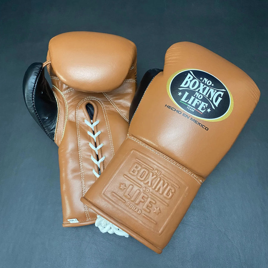 NBNL Boxing Gloves – Dark Brown & Black | Premium Training and Sparring Gloves – product image 1