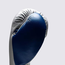 Premium Grey/Blue Boxing Gloves – Professional Training & Sparring Gloves – product image 4
