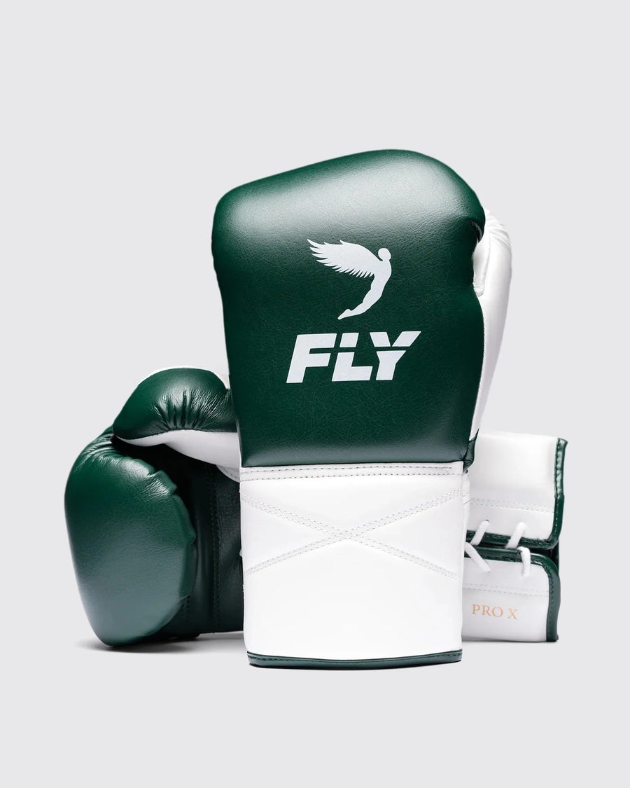 Premium Green/White Boxing Gloves – Professional Training & Sparring Gloves – product image 1