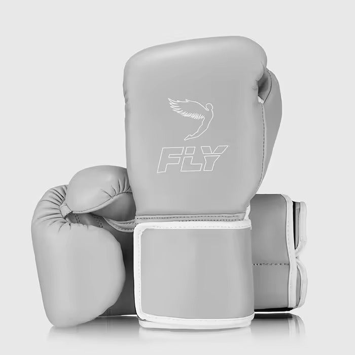 Premium Grey Boxing Gloves – Professional Training & Sparring Gloves – product image 1