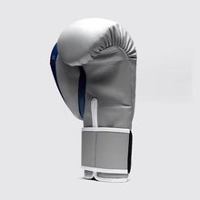 Premium Grey/Blue Boxing Gloves – Professional Training & Sparring Gloves – product image 2