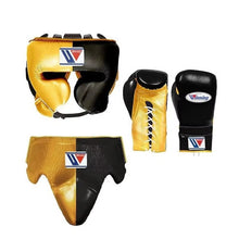 Emerald Elite Leather Boxing Set – Gloves, Headguard & Groin Guard – product image 7