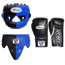 Emerald Elite Leather Boxing Set – Gloves, Headguard & Groin Guard – product image 11